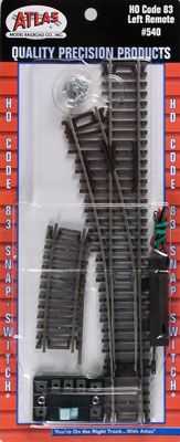 Remote Left-Hand Code 83 HO Scale