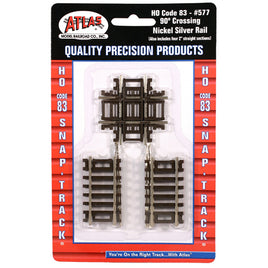 90-Degree Crossing Code 83 HO Scale ATL577