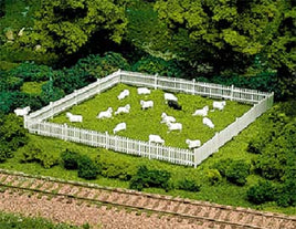 Picket Fence & Gate Kit  HO Scale