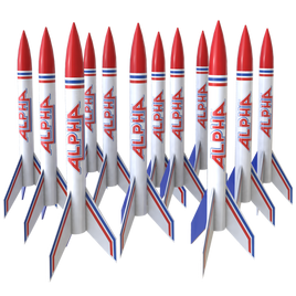 Alpha Model Rocket Bulk Pack Kits Educators Pack (12)