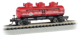 3-Dome Tank Cook Paint/Varnish Co. N Scale