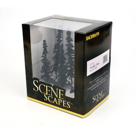Conifer Trees 5 - 6" Tall (6) SceneScapes HO Scale