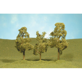 Sycamore Trees 3 - 4" Tall (3) SceneScapes HO Scale