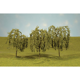 Willow Trees 3 - 3.5" Tall (3) SceneScapes HO Scale