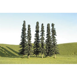 Conifer Trees 4 - 6" Tall (24) SceneScapes HO Scale