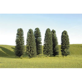 Cedar Trees 5 - 6" Tall (24) SceneScapes HO Scale