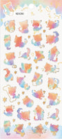 Rainbow Cat Gel Sticker Sheet