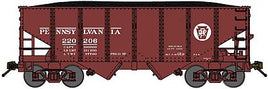 Pennsylvania Railroad (Tuscan, Circle Keystone) USRA 30'6" 2-Bay Hopper with Load Ready to Run N Scale