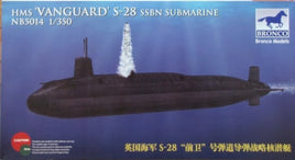 HMS Vanguard S28 SSBN Submarine (1/350 Scale) Boat Model Kit