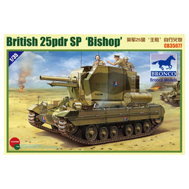 British 25pdr SP Bishop (1/35th Scale) Plastic Military Kit