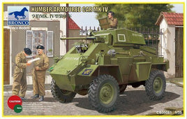 Humber Armoured Car Mk.IV (1/35 Scale) Plastic Military Kit