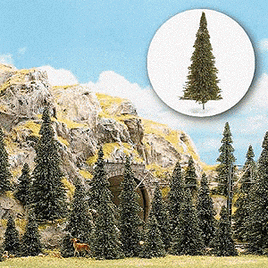 Pine Trees (Pack of 30) HO Scale Scenery
