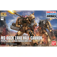 The Origin - Zaku Half Cannon (1/144th Scale) Plastic Gundam Model Kit
