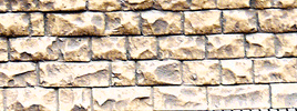Flexible Cut Stone Wall with Self-Adhesive Backing -- Small Stones - 13 x 3-3/8" 33 x 8.6cm