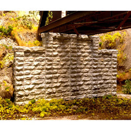 Cut Stone Stepped Bridge Wall