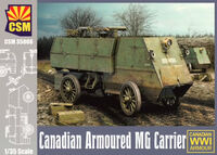 Canadian Armoured MG Carrier WWI (1/35 Scale) Military Model Kit