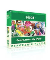 Colors Across the World (1000 Piece Panoramic) Puzzle