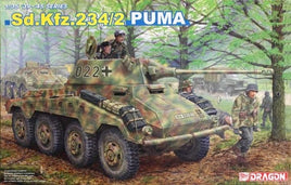 Sd.Kfz.234/2 PUMA DML6943 (1/35th Scale) Plastic Military Model Kit