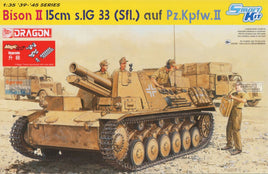 Bison II 15cm s.IG.33 auf Pz.Kpfw.II (1/35 Scale) Military Model Kit