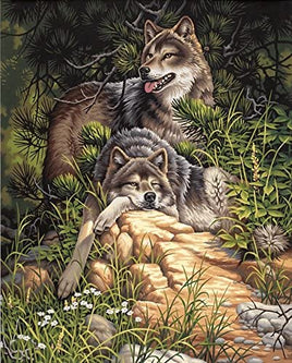 Wild & Free Wolves Paint By Number (20"x16")