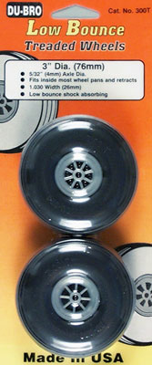 Treaded Wheels 3" DUB300T