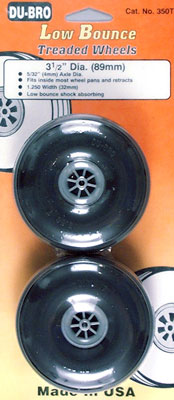 Treaded Wheels 3-1/2 (2) DUB350T