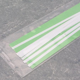 .010x.125" Strips White Styrene Plastic (Pack of 10)