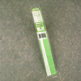 .010x.025" Strips White Styrene Plastic (Pack of 10) EVG109