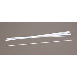 .015x.100" Strips White Styrene Plastic (Pack of 10) EVG115