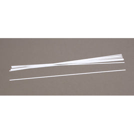 .015x.100" Strips White Styrene Plastic (Pack of 10)