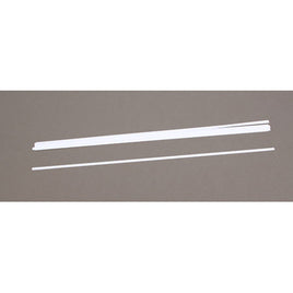 .015x.156" Strips White Styrene Plastic (Pack of 10)