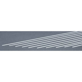 .020x.125" Strips White Styrene Plastic (Pack of 10)