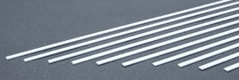 Evergreen Styrene .030x.156" Strips White Styrene Plastic (Pack of 10) EVG137