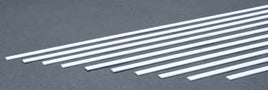 .040x.250" Strips White Styrene Plastic (Pack of 10)
