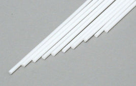 .030" Rod White Styrene Plastic (Pack of 10) 269-210