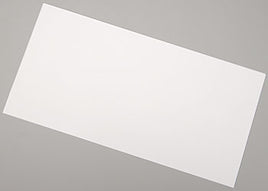 .005x6x12" Plain Sheet White Styrene Plastic (Pack of 3)