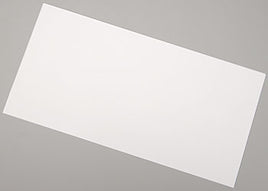 .005x6x12" Plain Sheet White Styrene Plastic (Pack of 3)