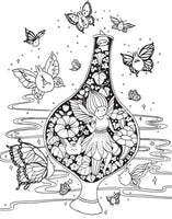 A Million Magical Creatures: Enchanting Characters to Color Coloring Book