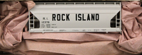 ACF 2-Bay Covered Hopper Kit Rock Island #12376
