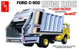 Ford C-900 Gar Wood Load Packer Garbage Truck (1/25 Scale) Vehicle Model Kit