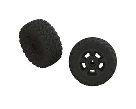 dBoots 'Ragnarok Mt' Tire Set Glued Black (2 Pack)