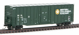 HO NSC 50' 5277 Plug Door Box Car British Columbia Railway (BCOL) 851028