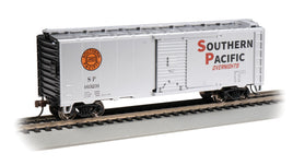 Pullman-Standard PS-1 40' Steel Boxcar - Ready to Run - Silver Series(R) -- Southern Pacific #163231 (silver, red, Overnights Service)
