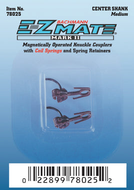 E-Z Mate Mark II Couplers with Metal Coil Spring Medium Center Shank
