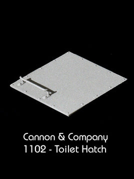 HO Scale Low Nose Toilet Hatch