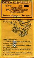 Pyle Twin Gyralight Flush Mount Headlight (Pack of 2)