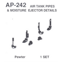 Air Tank Details with Pipes & Moisture Ejector Valves
