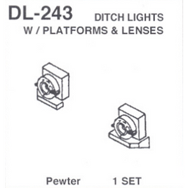 Ditch Lights with Platforms & Lenses Set