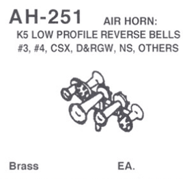 Nathan K5 Low Profile Reversed Air Horn