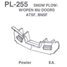Low Profile Snow Plow with Open MU Doors